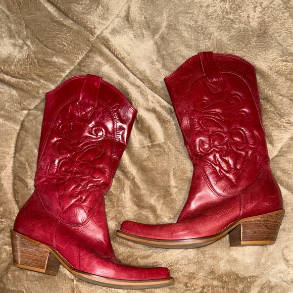 Penny Loves Kenny Shoes - Penny Loves Kenny Red Boots